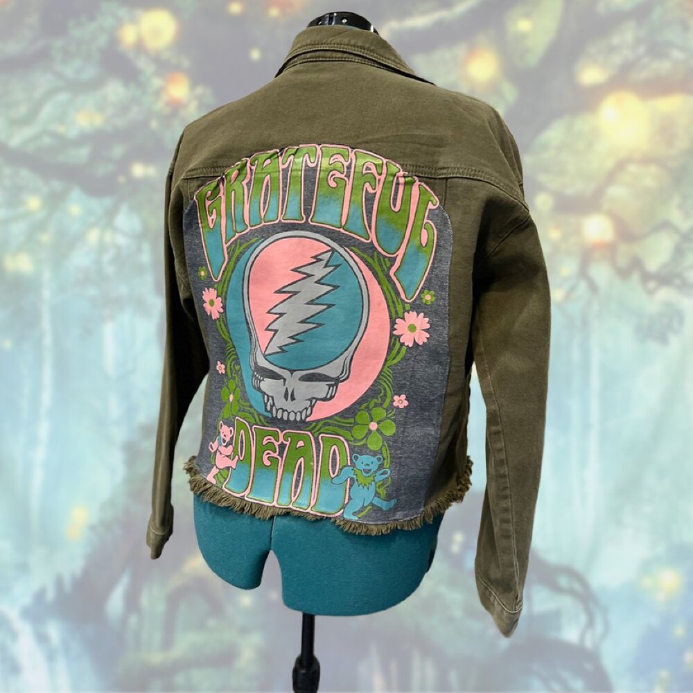 Grateful Dead Olive Utility Jacket - image 2